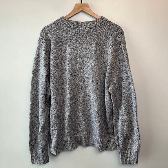 Eddie Bauer Men's 1/4 Button Cotton Pullover Sweater Top Gray Size XXL - Picture 5 of 5